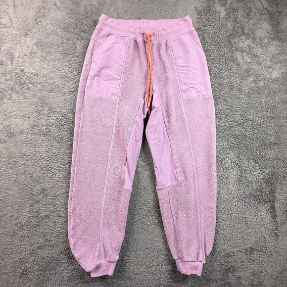 Outdoor Voices Pants - Outdoor Voices Primo Fleece Joggers Pink M Womens Sweatpants Drawstring